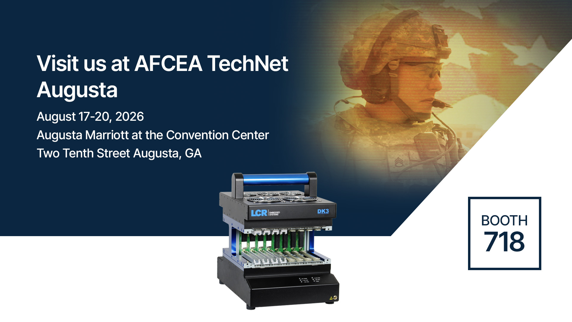 LCR Embedded Systems at AFCEA TechNet Augusta 2026